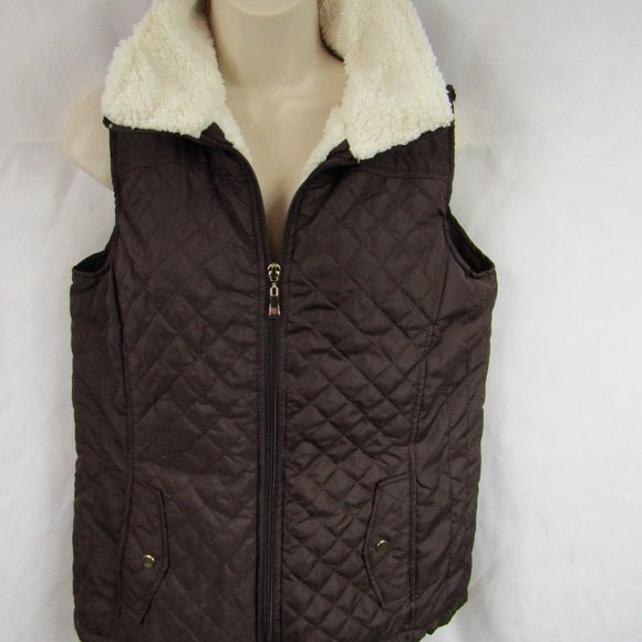 Active USA Jackets & Blazers - Women's | Zip-Up Vest | Brown | Medium